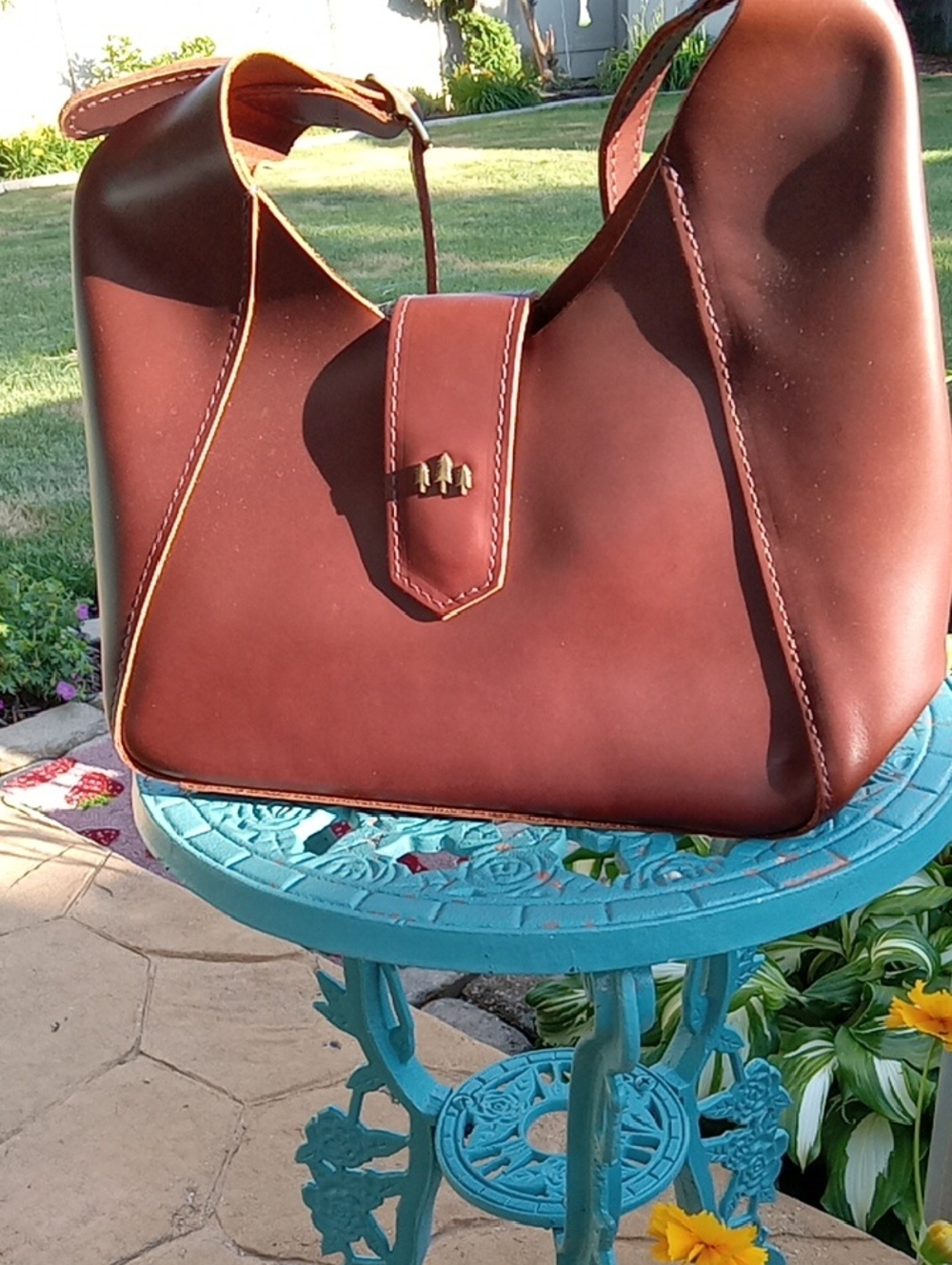 Portland Leather Flora Shoulder Bag